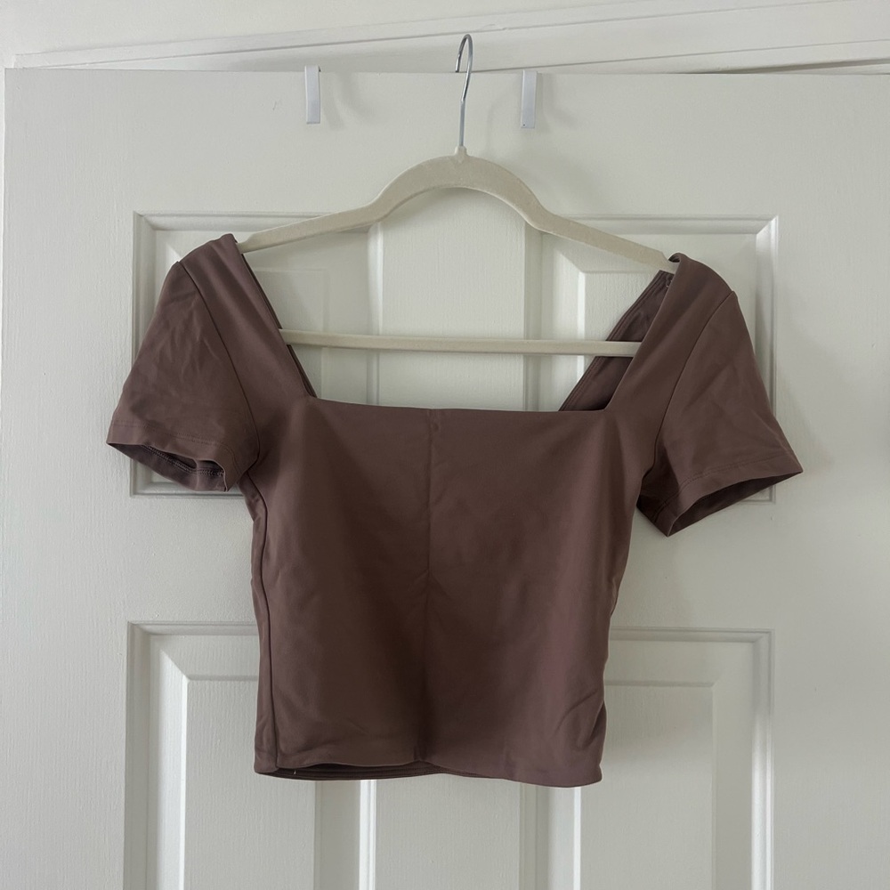 Babaton Contour Crop Top in Mauve